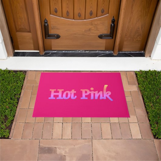 Hot Pink Doormat Fußmatte (Außenbereich)