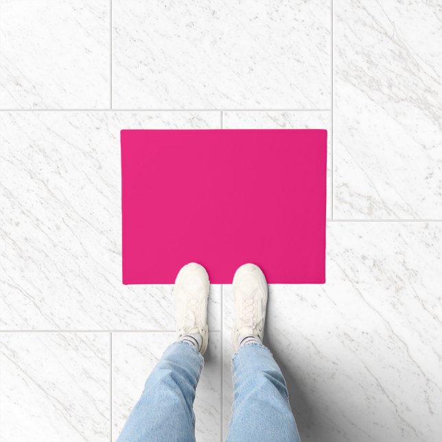 Hot Pink Doormat Fußmatte (Indoor)