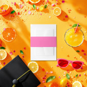 Hot-Pink Einladungsbanderole