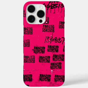 Hot Pink Exotic Angesagt One-of-the-Art iPhone 16 Pro Max Hülle