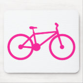 Hot-Pink-Fahrrad; Fahrrad Mousepad (Vorne)