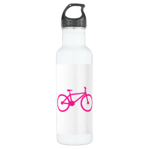 Hot-Pink-Fahrrad; Fahrrad Trinkflasche