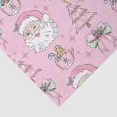 Hot Pink Father Christmas Bow Seidenpapier (Detail)