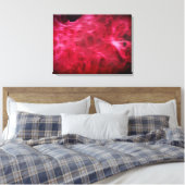 Hot Pink Fire and Flame Leinwand Art (Insitu (Schlafzimmer))