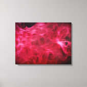 Hot Pink Fire and Flame Leinwand Art (Vorderseite)