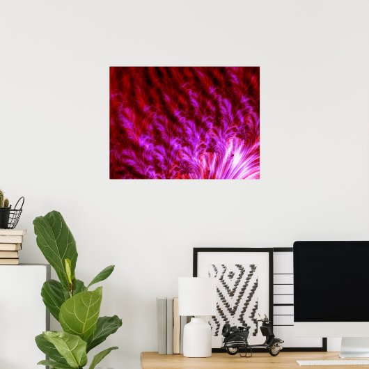 Hot Pink Firewall Poster (Heimbüro)