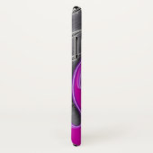 Hot Pink Flames Frisierte Auto Diamondplate Case-Mate iPhone Hülle (Hinten/Rechts)