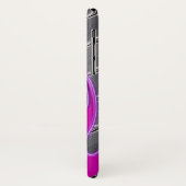 Hot Pink Flames Frisierte Auto Diamondplate Case-Mate iPhone Hülle (Hinten/Links)