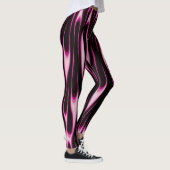 Hot Pink Flames Leggings (Rechts)