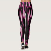 Hot Pink Flames Leggings (Rückseite)