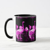 Hot Pink Flamingo Tasse (Links)