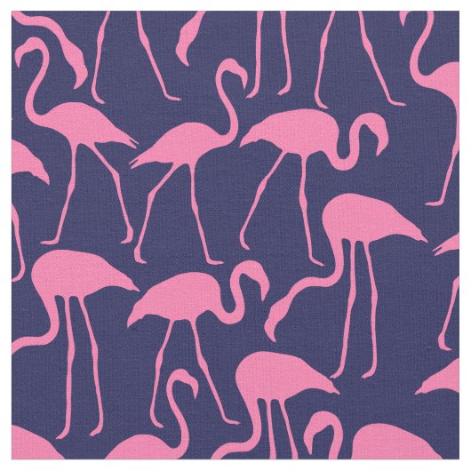 Hot Pink Flamingos Stoff (Nahaufnahme)