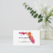 Hot-Pink-Florida-Karte Einsetzen Begleitkarte (Stehend Vorderseite)