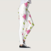 Hot Pink Flower Leggings (Rechts)