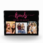 Hot Pink Friends 3 Foto Freundschaftskollektion (Vorderseite)