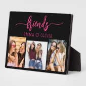 Hot Pink Friends 3 Foto Freundschaftskollektion Fotoplatte (Seite)