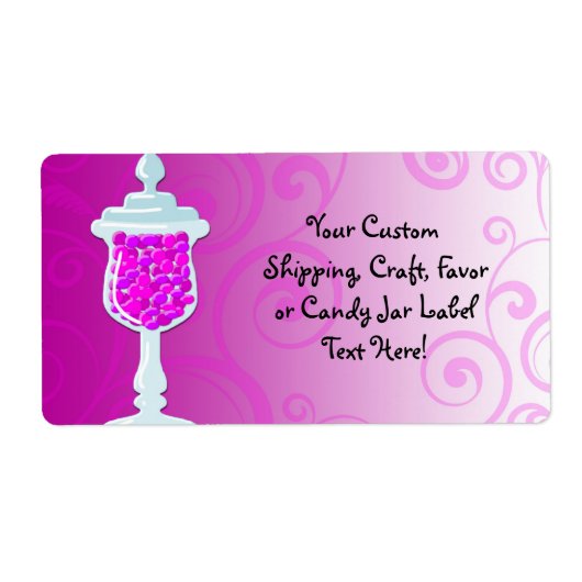 Hot Pink Fuchsia Candy Buffet (Vorne)