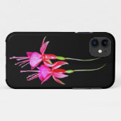 Hot Pink Fuchsia Case-Mate iPhone Hülle (Rückseite (Horizontal))