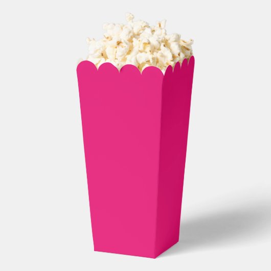 Hot Pink Fuchsia Popcorn Box Geschenkschachtel (Geplatzt)