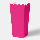 Hot Pink Fuchsia Popcorn Box Geschenkschachtel (Vorderseite)