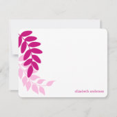 Hot Pink Garden Blätter (Vorderseite)