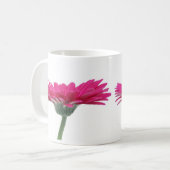 Hot Pink Gerbera Daisy Kaffeetasse (Vorderseite Links)