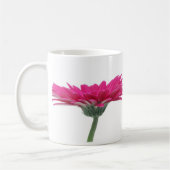 Hot Pink Gerbera Daisy Kaffeetasse (Links)