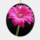 Hot Pink Gerbera Daisy Keramik Ornament (Links)