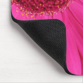Hot Pink Gerbera Mousepad (Ecke)