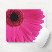 Hot Pink Gerbera Mousepad (Mit Mouse)