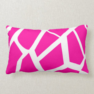 Hot Pink Giraffe Muster Wild Animal Prints Lendenkissen