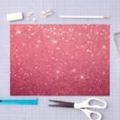 Hot Pink Girly Bokeh Twinkle Sparkle Glitzer Gesch Seidenpapier (Handwerk)