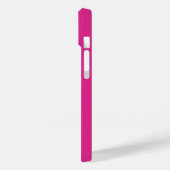 Hot Pink Girly Retro Case-Mate iPhone Hülle (Rückseite / Links)