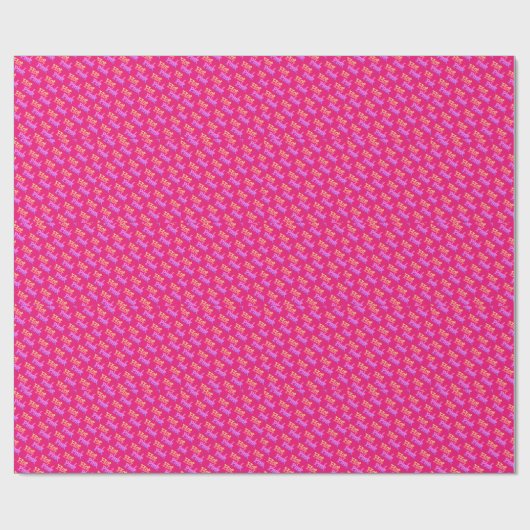 Hot-Pink-glänzendes Packpapier (Flach)