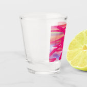Hot-Pink-Glas Schnapsglas (Links)