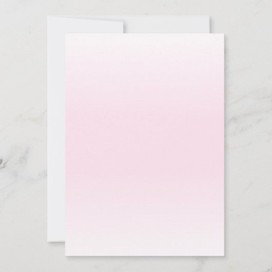 Hot Pink Glitzer Ballon Bridge to Be Brautparty Einladung (Rückseite)