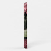 Hot Pink Glitzer & Foto mit Namen Case-Mate iPhone Hülle (Hinten/Rechts)