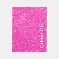 Hot Pink Glitzer Girl Zeigen Sie Ihre Glamour spar
