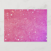 Hot Pink Glitzer - Shiny, Glitzern Postkarte (Vorderseite)