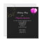 Hot Pink Gold Glitzern Black Birthday Party