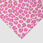Hot Pink Gold Leopard Muster Seidenpapier (Detail)