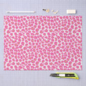 Hot Pink Gold Leopard Muster Seidenpapier (Handwerk)