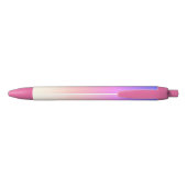 Hot Pink Gradient Black Ink Pen Kugelschreiber (Rückseite)