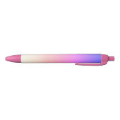 Hot Pink Gradient Black Ink Pen Kugelschreiber (Unterseite)