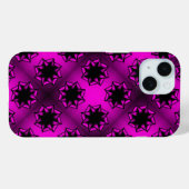 Hot Pink Gradient Star Bow Case-Mate iPhone Hülle (Rückseite (Horizontal))