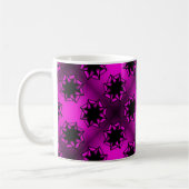 Hot Pink Gradient Star Bow Kaffeetasse (Links)