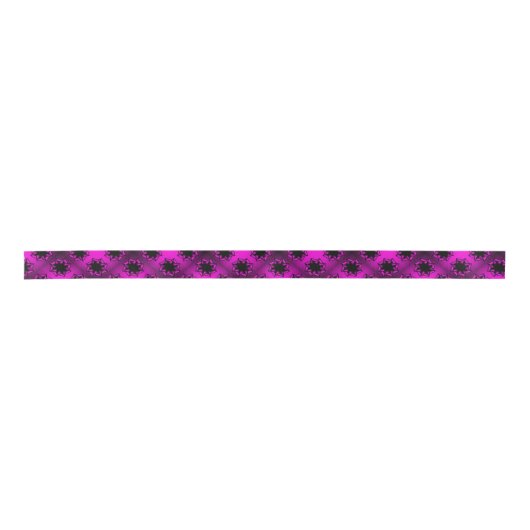 Hot Pink Gradient Star Bow Satinband (Vorderseite)