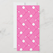 Hot Pink & Green Derby Brautparty lädt ein (Rückseite)