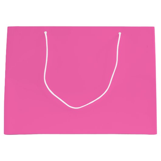 Hot Pink Große Geschenktasche Geschenktüte (Vorderseite)