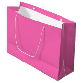 Hot Pink Große Geschenktasche Geschenktüte (Vorderseite Schrägansicht)
